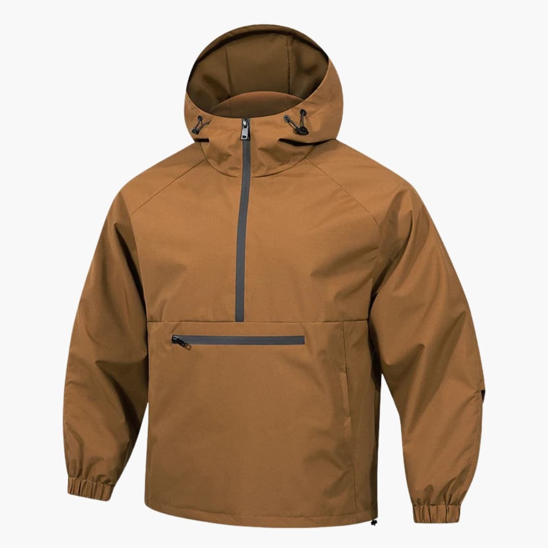 Herren Jacke Softshell mit Kapuze und Brusttasche