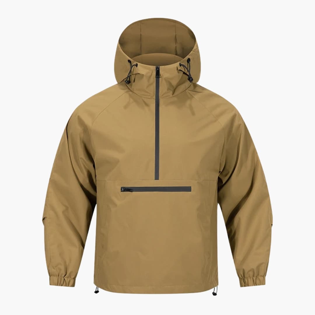Herren Jacke Softshell mit Kapuze und Brusttasche