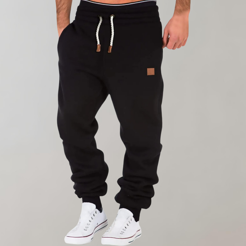 Pantalon de jogging homme coton sportif respirant