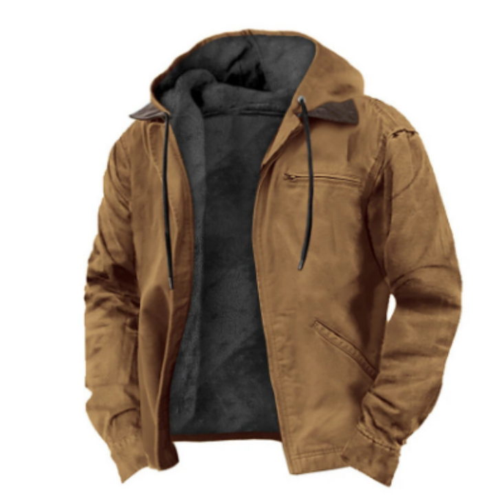 Veste à capuche homme coton style classique