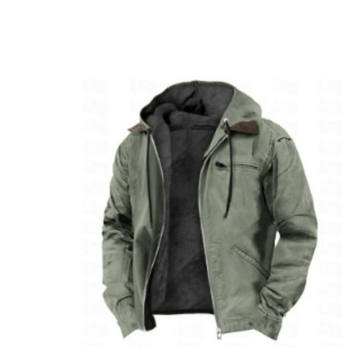 Veste à capuche homme coton style classique