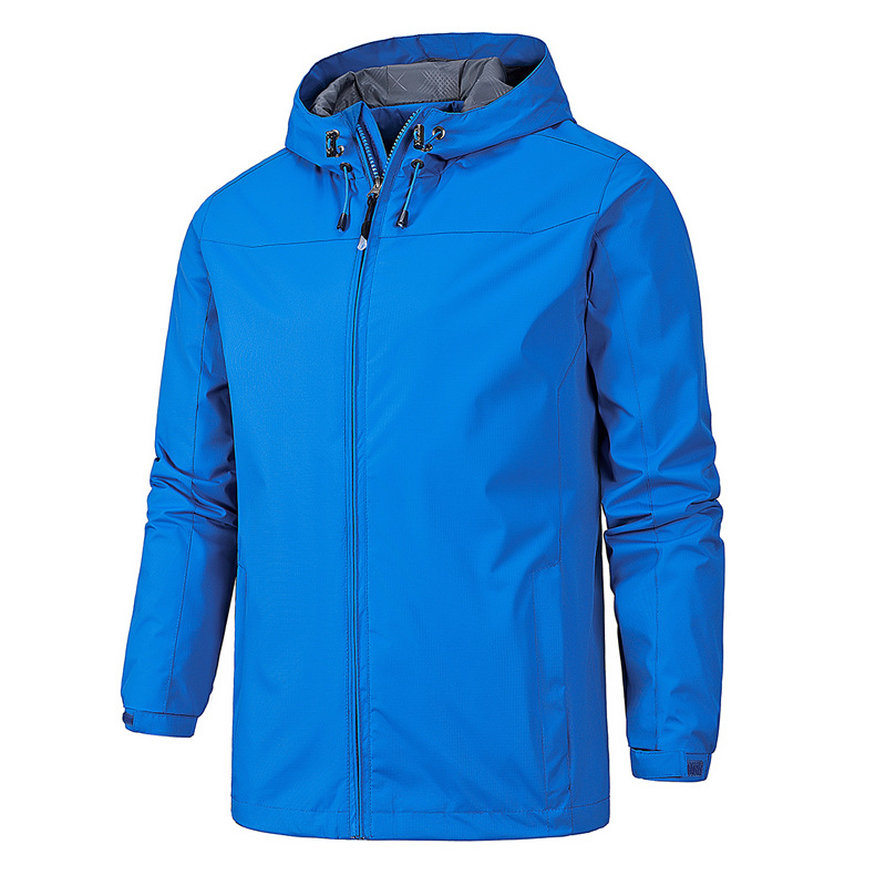 Herren Regenjacke Wasserdicht Atmungsaktiv Outdoorjacke