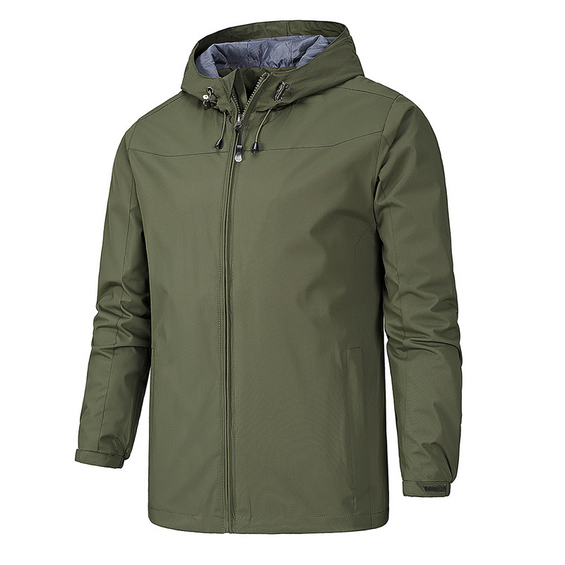 Herren Regenjacke Wasserdicht Atmungsaktiv Outdoorjacke