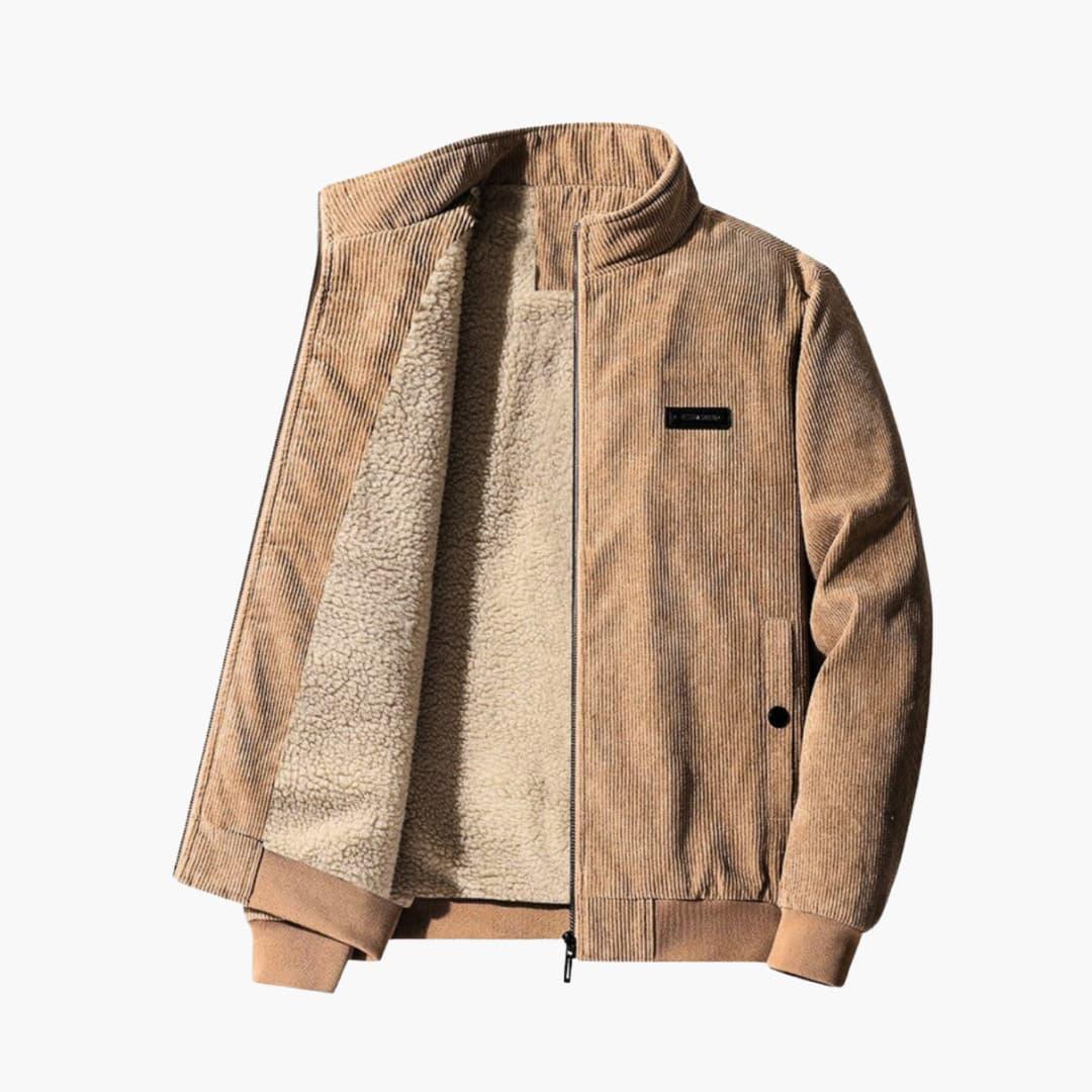 Herren Rippencordjacke Bequem Stilvoll