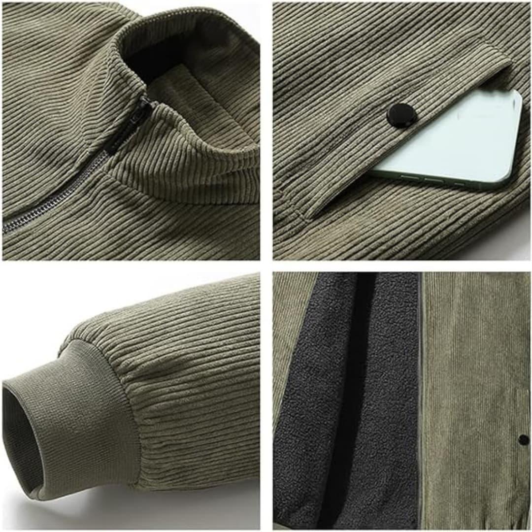 Herren Rippencordjacke Bequem Stilvoll