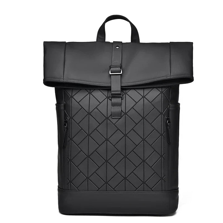 Herren Rolltop Rucksack Langlebiger Stoff Modernes Design