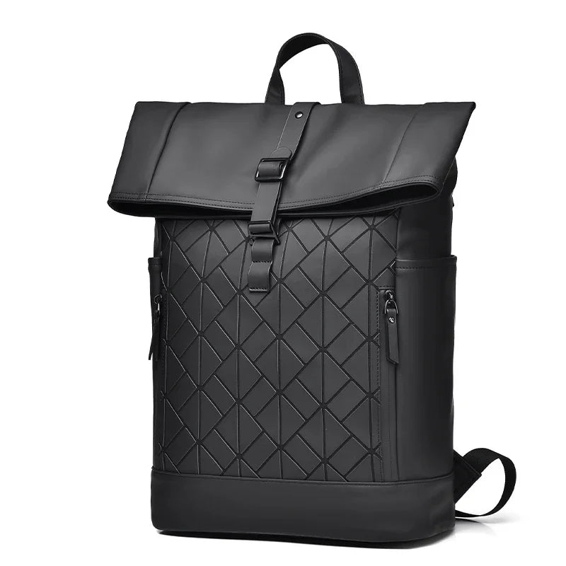 Herren Rolltop Rucksack Langlebiger Stoff Modernes Design