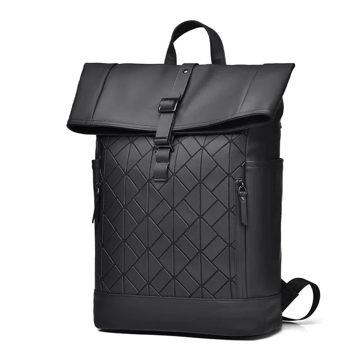 Herren Rolltop Rucksack Langlebiger Stoff Modernes Design