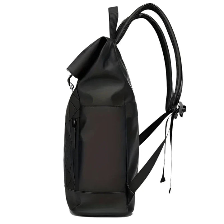 Herren Rolltop Rucksack Langlebiger Stoff Modernes Design