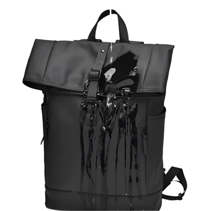 Herren Rolltop Rucksack Langlebiger Stoff Modernes Design