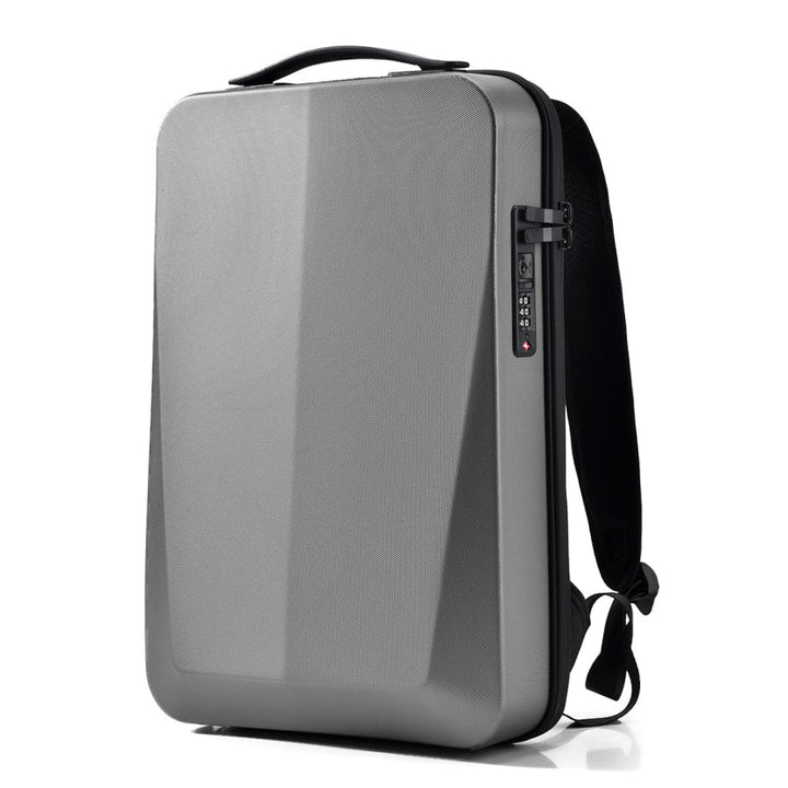 Herren Rucksack Hardshell Stylisch Mit Sicherheitsverschluss und Ladeanschluss