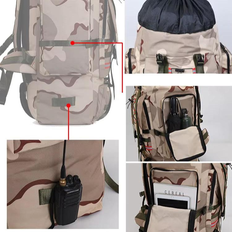 Herren Rucksack Wasserdicht 130L Ergonomisch für Wanderungen und Outdoor-Aktivitäten