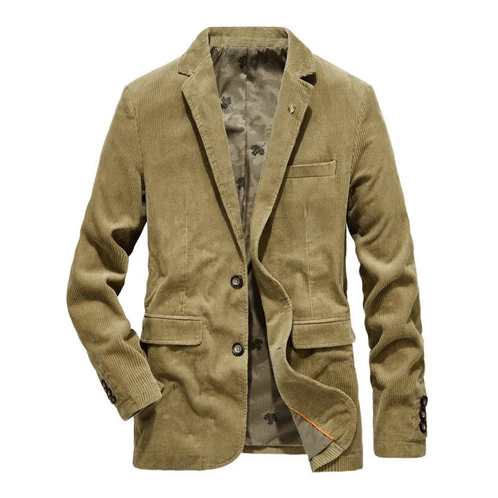 Herren Sakko Cord Klassischer Stil