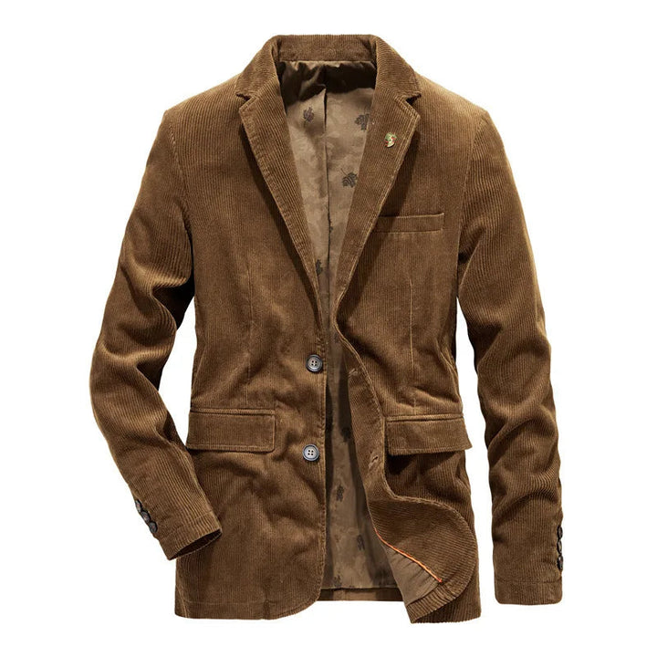 Herren Sakko Cord Klassischer Stil