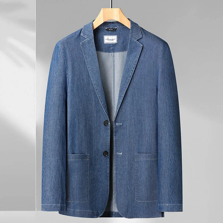 Herren Sakko Denim Modern – Stilvoller Blazer für Lässige Outfits