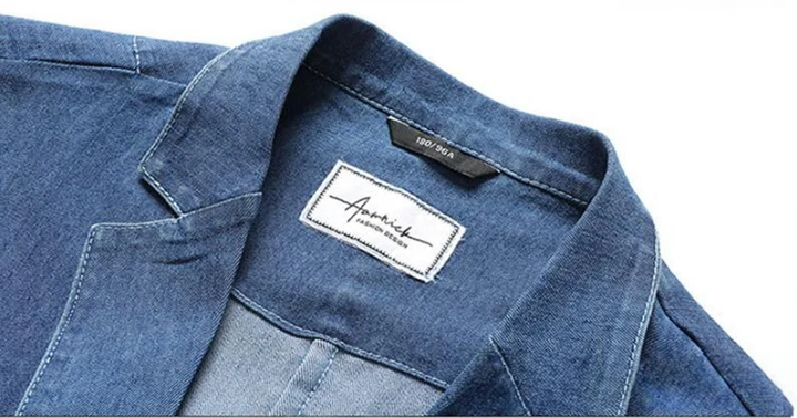 Herren Sakko Denim Modern – Stilvoller Blazer für Lässige Outfits