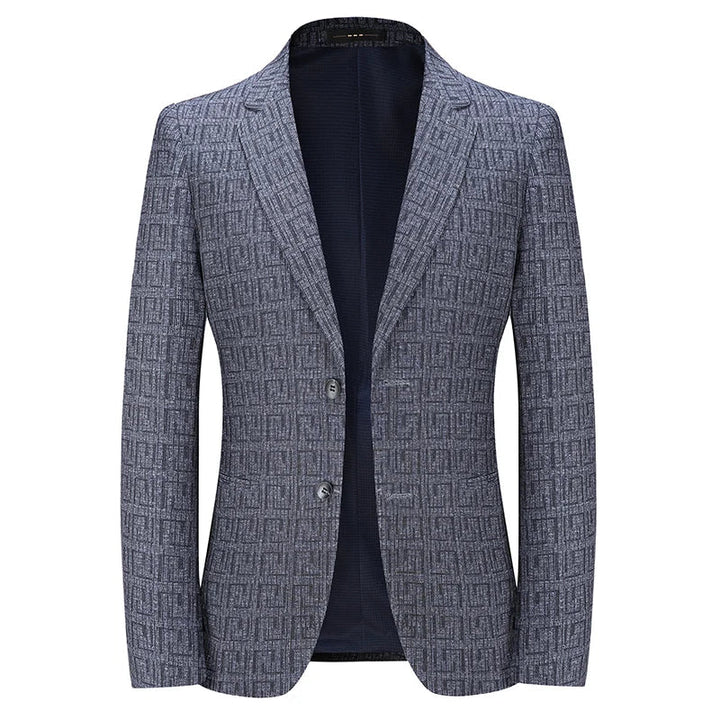 Herren Sakko Geometrisches Muster Modernes Design