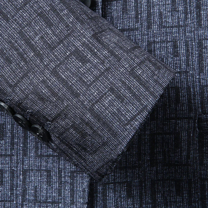 Herren Sakko Geometrisches Muster Modernes Design