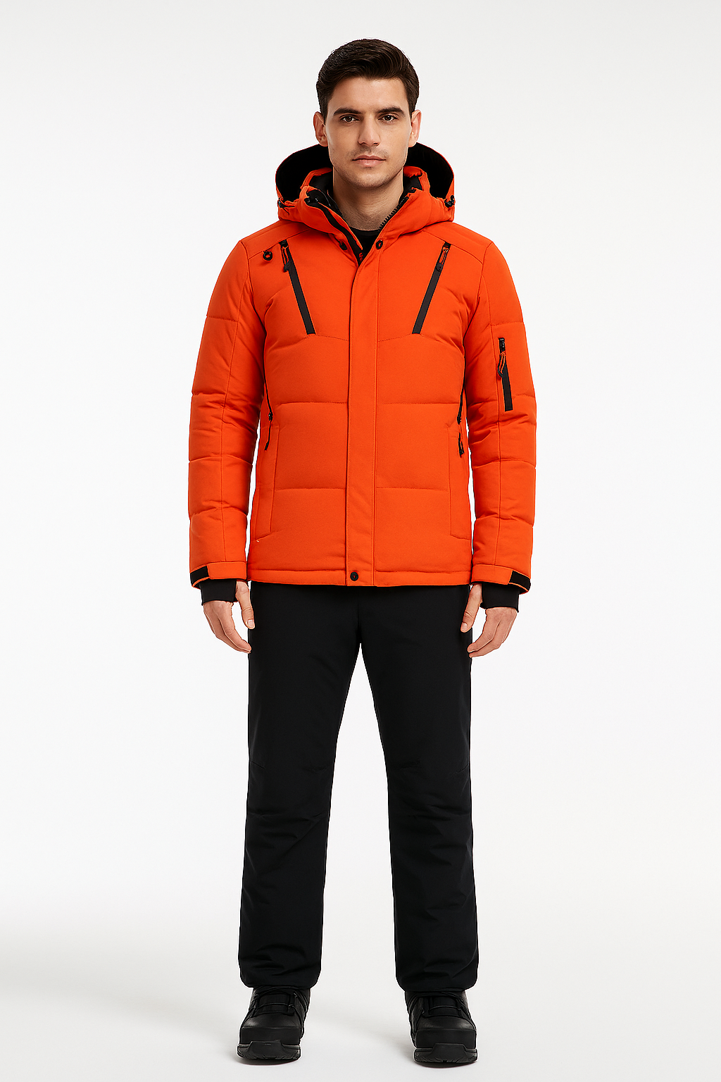 Herren Skianzug Thermo Winddicht Atmungsaktiv Ergonomisch 0