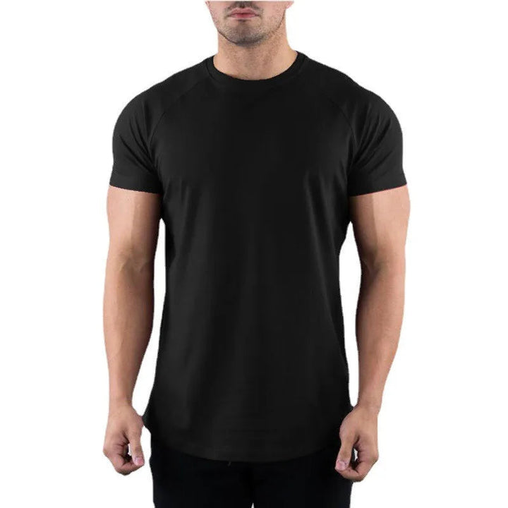 Herren Slim Fit T-Shirt Baumwolle Rundhals Moderne Passform