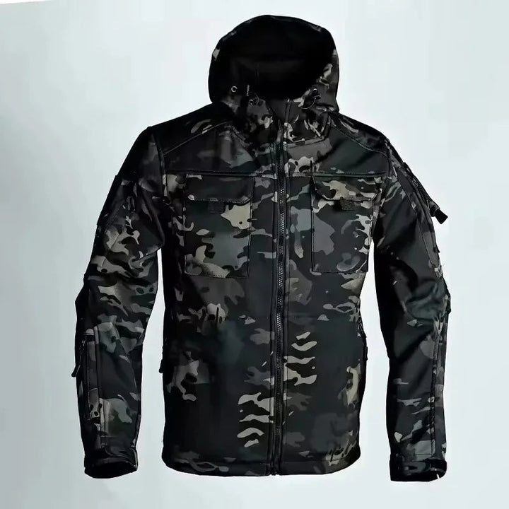 Veste softshell homme avec capuche - coupe-vent et déperlante
