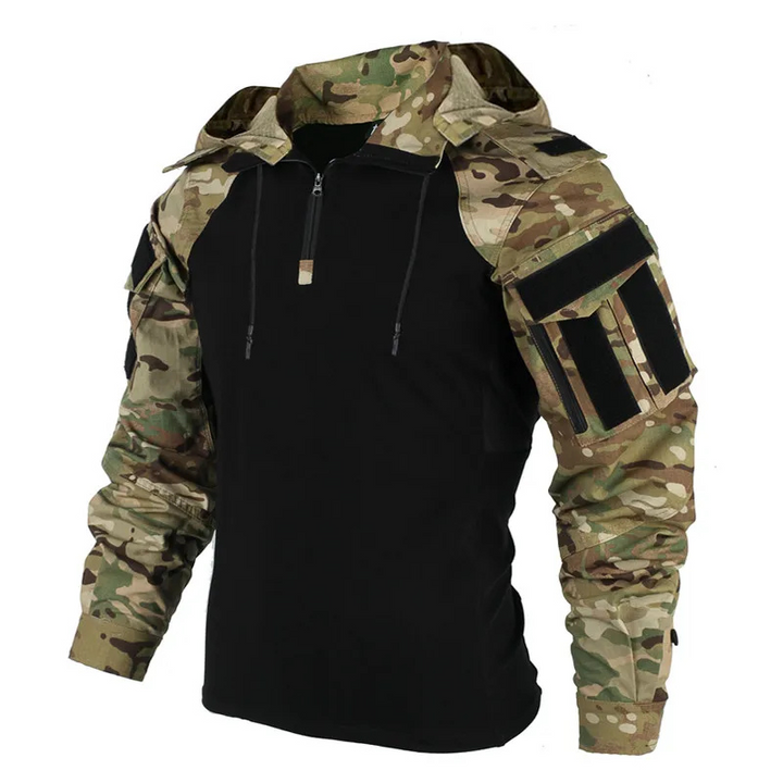 Veste softshell homme avec capuche pour activités de plein air