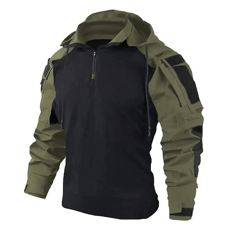 Veste softshell homme avec capuche pour activités de plein air