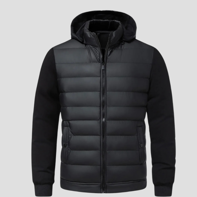 Herren Steppjacke mit Kapuze Sportlich 0