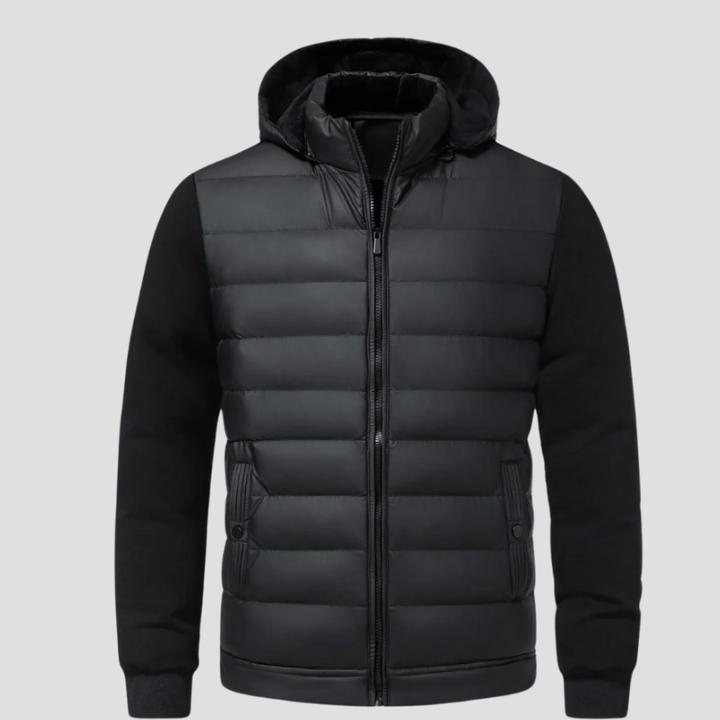 Herren Steppjacke mit Kapuze Sportlich 0
