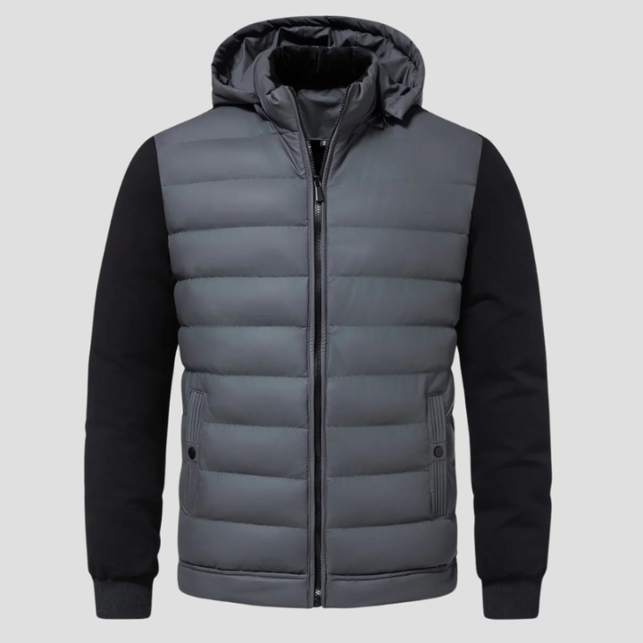 Herren Steppjacke mit Kapuze Sportlich 1
