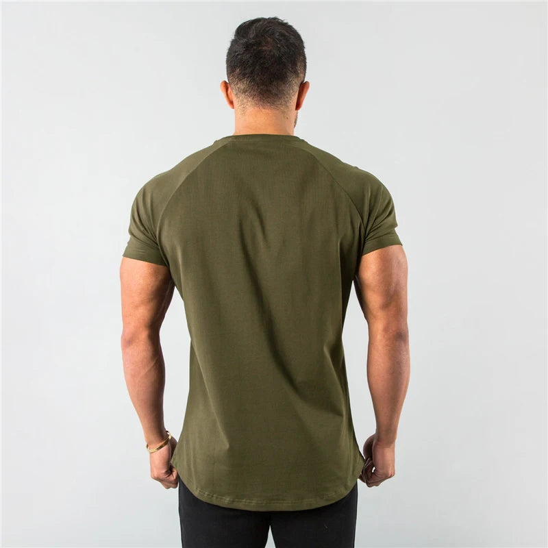 Herren T-Shirt Atmungsaktiv Sportlich Kurzarm