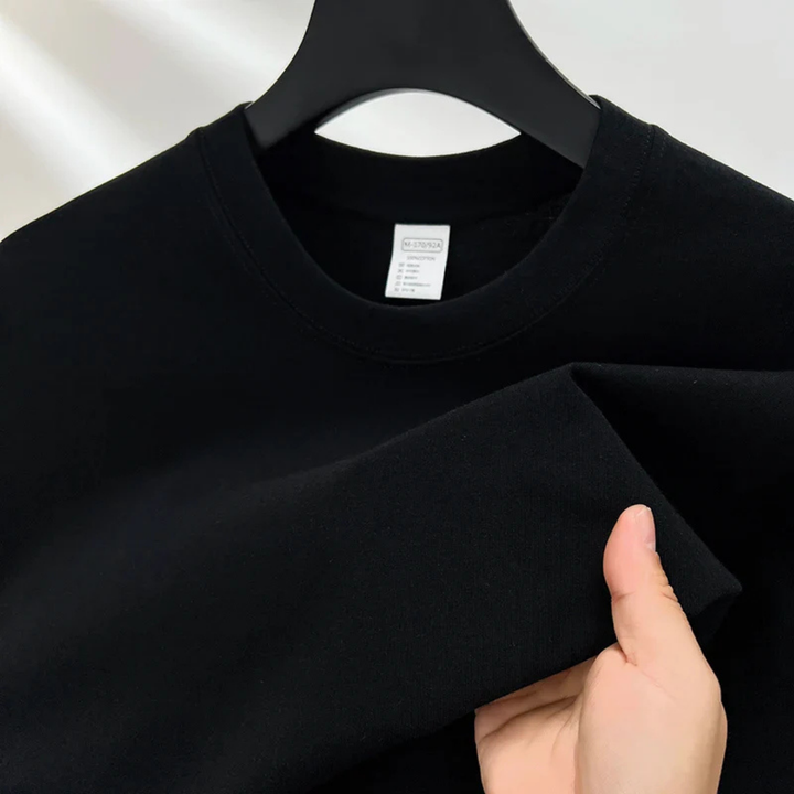 T-shirt homme coton classique col rond décontracté