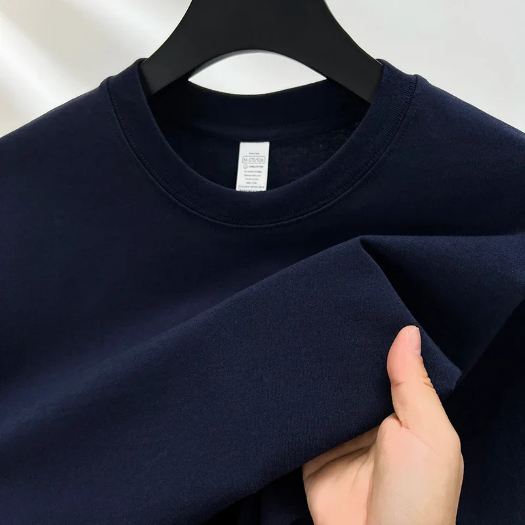 T-shirt homme coton classique col rond décontracté