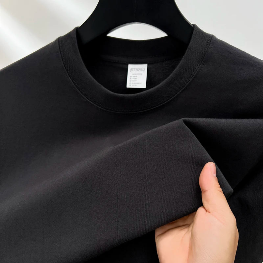 T-shirt homme coton classique col rond décontracté