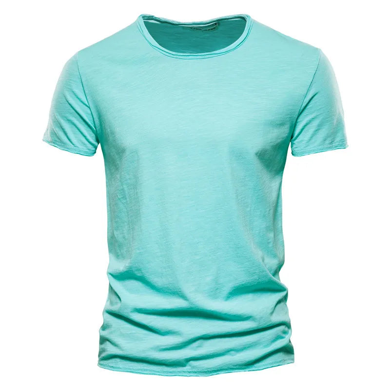 Herren T-Shirt Baumwolle Lässig Casual Style