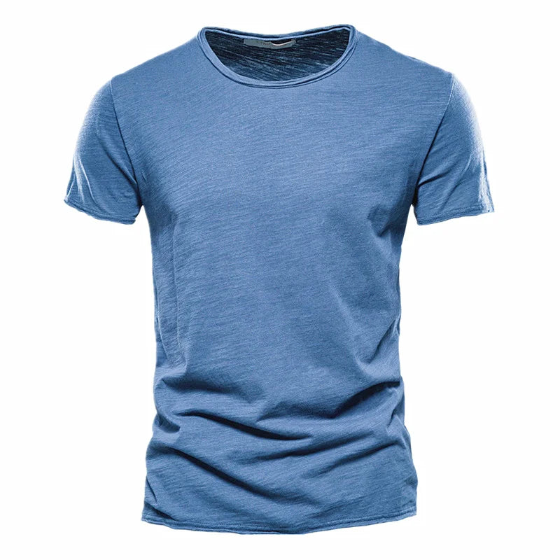 Herren T-Shirt Baumwolle Lässig Casual Style