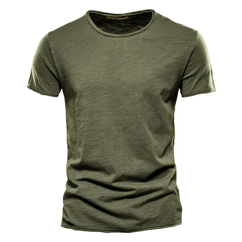 Herren T-Shirt Baumwolle Lässig Casual Style