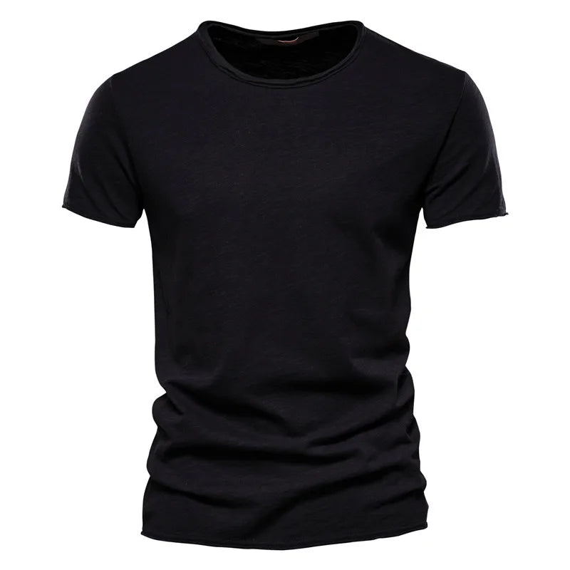 Herren T-Shirt Baumwolle Lässig Casual Style