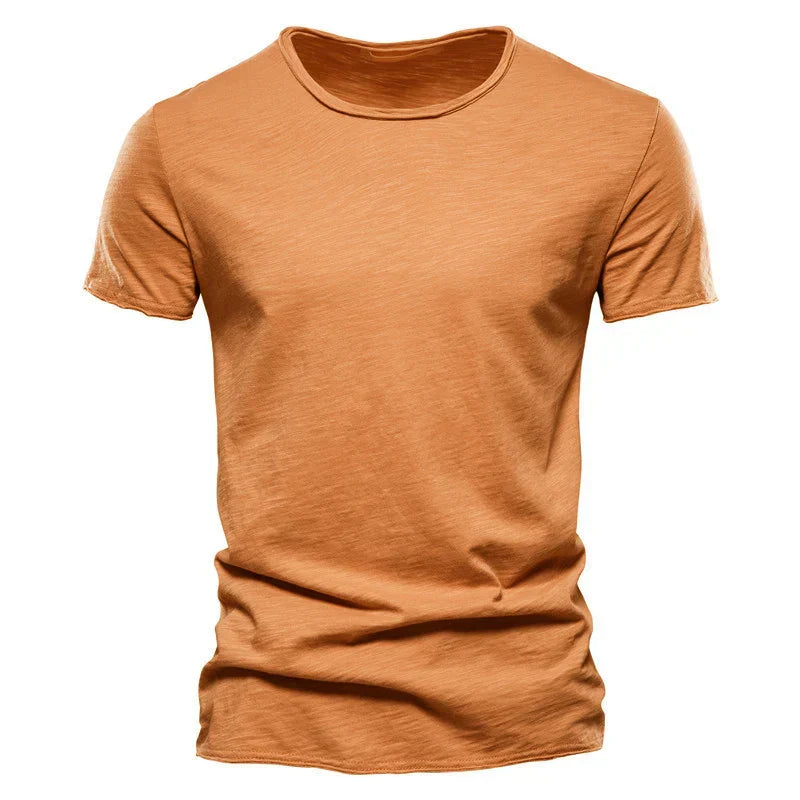 Herren T-Shirt Baumwolle Lässig Casual Style