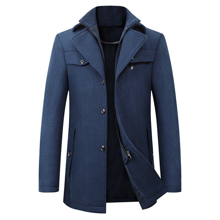 Herren Trenchcoat Elegantes Design Hochwertiges Material