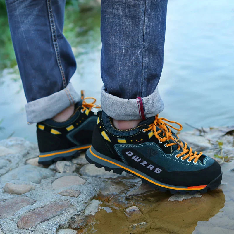 Herren Wanderschuhe Leder Sportlich Für Outdoor-Aktivitäten