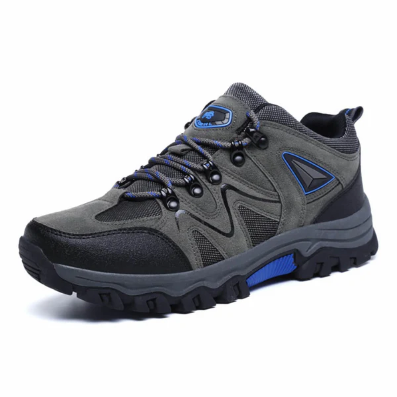 Chaussures de randonnée pour hommes Chaussures de trekking robustes de plein air Respirantes à lacets