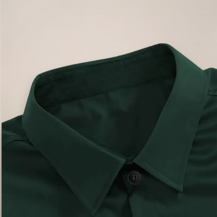 Herren Weißes Langarmhemd mit Klassischem Reverskragen in Regulärer Passform 8