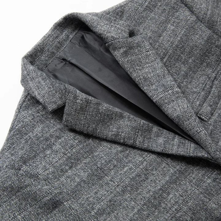 Herrenblazer Grau Khaki Elegant Vielseitig Hochwertige Stoffe