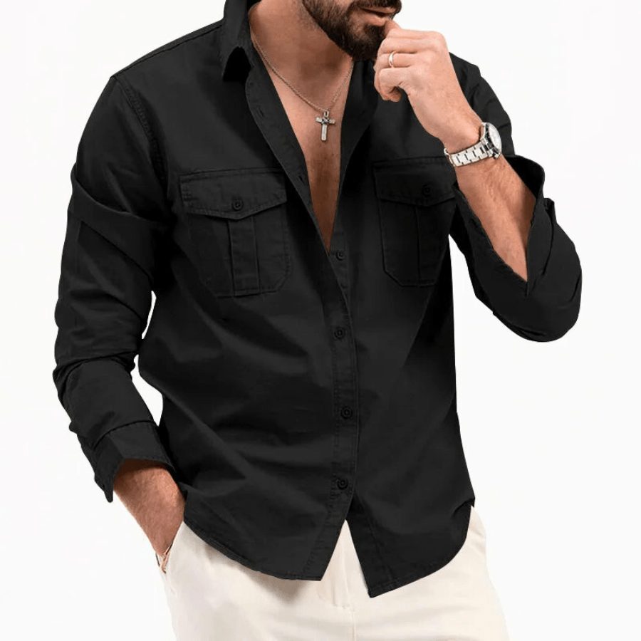 Herrenhemd Leicht Casual Stil