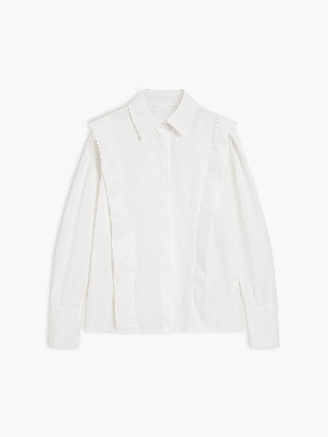 Langarm Button-Down Hemd Damen - Baumwolle Klassisches Button-Down Design