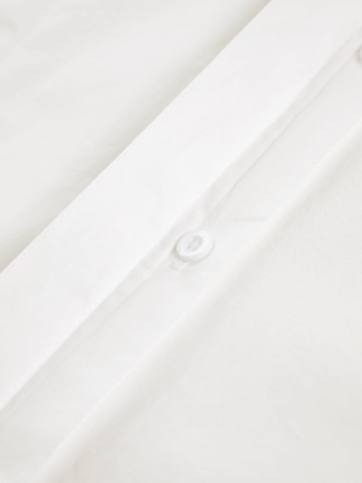 Langarm Button-Down Hemd Damen - Baumwolle Klassisches Button-Down Design