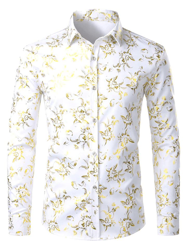 Chemise homme manches longues - Style décontracté élégant