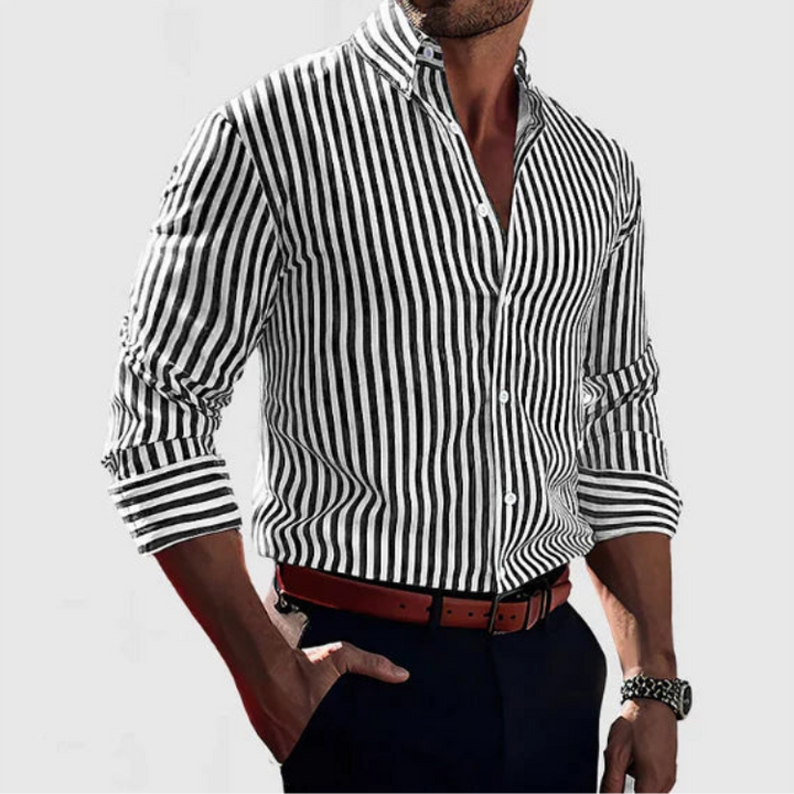 Chemise homme manches longues – Chemise homme élégante au design tendance