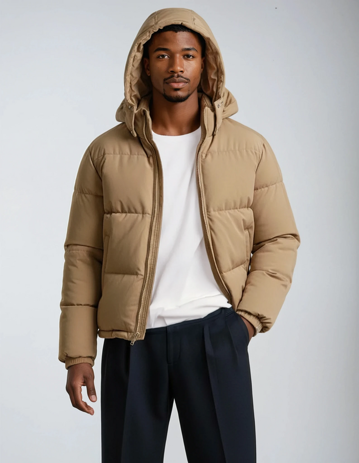 Herrenjacke Atmungsaktiv Casual mit Kapuze 1